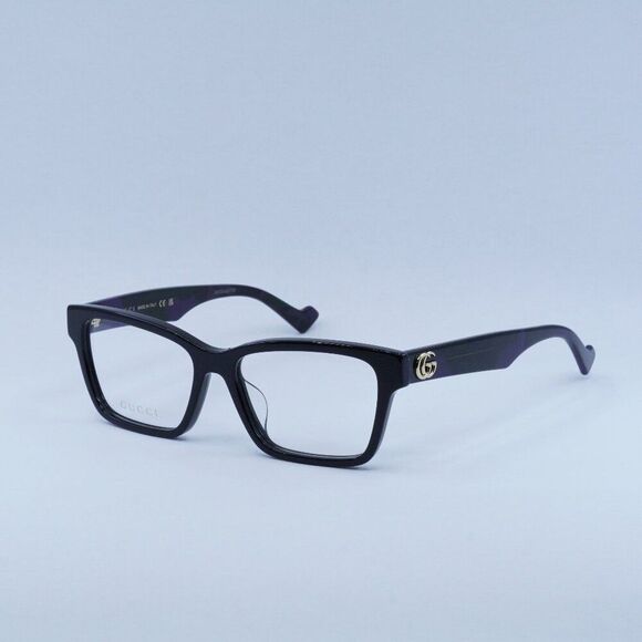 Gucci Accessories - 🕶️ New Gucci GG1476OK 003 Eyeglasses - Black/Purple And Green Havana Frame